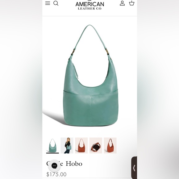 EUC American Leather Co. Carrie Hobo Genuine Leather Shoulder Bag - Picture 3 of 10